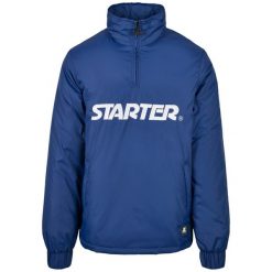 Kurtka Urban Classics starter logo 1/2 zip. Niebieskie kurtki treningowe męskie Urban Classics, m, bez wzorów, z nylonu. Za 308.90 zł.