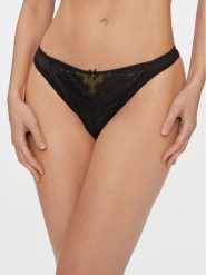 Hunkemöller Figi brazylijskie Mirabella Cheekini 203541 Czarny. Czarne figi damskie Hunkemöller, xs, bez wzorów, z syntetyku. Za 79.99 zł.