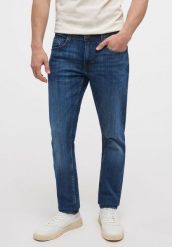 MUSTANG OREGON TAPERED MĘSKIE SPODNIE JEANSOWE JEANSY DŻINSY DENIM BLUE 1014041 5000 883. Niebieskie jeansy męskie Mustang. Za 199.99 zł.
