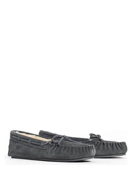 Gooce Skórzane mokasyny "Cordova" w kolorze szarym rozmiar: 38. Szare mokasyny damskie Gooce, z wełny. Za 152.99 zł.