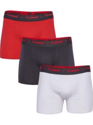 Hummel Bokserki męskie zestaw 3-pak hml RISE Boxers. Białe bokserki męskie HUMMEL, bez wzorów, z bawełny. Za 100.50 zł.