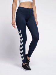 Damskie legginsy Hummel lily. Fioletowe legginsy sportowe damskie HUMMEL, na jesień, m, bez wzorów, z dresówki, z standardowym stanem, do biegania. Za 146.00 zł.