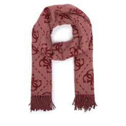 Szalik Guess. Czerwone szaliki i kominy damskie Guess, z aplikacjami. Za 234.99 zł.
