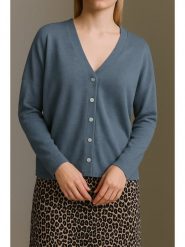 Cotton Candy Kardigan w kolorze niebieskim rozmiar: M. Niebieskie kardigany damskie Cotton Candy, m, bez wzorów. Za 109.00 zł.