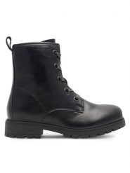 Nelli Blu Kozaki CS2665-54 Czarny. Czarne kozaki dziewczęce Nelli Blu, bez wzorów, z syntetyku, bez obcasa. Za 149.99 zł.