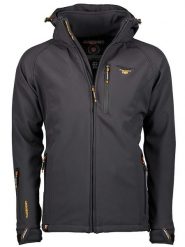 Geographical Norway Kurtka softshellowa "Taboo" w kolorze szarym rozmiar: M. Szare kurtki outdoor męskie Geographical Norway, m, bez wzorów, bez kaptura. Za 184.46 zł.