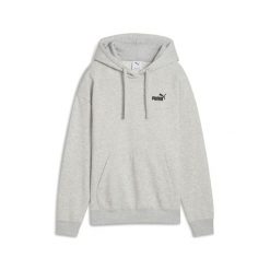 Damska wygodna bluza z kapturem Essentials z małym logo No. 1 PUMA. Szare bluzy z kapturem damskie Puma, z gumy. W wyprzedaży za 154.00 zł.
