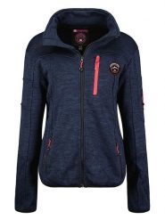 Canadian Peak Kurtka polarowa "Trincesseak" w kolorze granatowym rozmiar: XL. Niebieskie kurtki damskie Canadian Peak, xl, z aplikacjami, z materiału, bez kaptura. Za 122.96 zł.