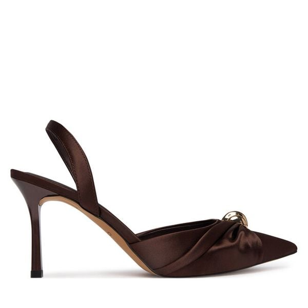 Szpilki Aldo. Brązowe szpilki Aldo, bez wzorów, bez obcasa. Za 419.99 zł.