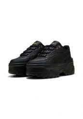 Buty sportowe damskie Puma Karmen X-tra. Czarne buty sportowe na co dzień damskie Puma, bez wzorów, z materiału, trekkingowe. Za 490.00 zł.