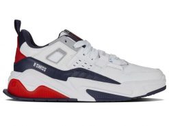 Buty sportowe K-Swiss TECHNA TRAINER (04077-130-M). Białe buty sportowe na co dzień męskie K-Swiss, bez zapięcia, na fitness i siłownię. Za 239.00 zł.