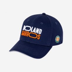 Czapka tenisowa Roland Garros logo RG. Czapki męskie ROLAND GARROS, bez wzorów, z bawełny, sportowe. Za 79.99 zł.