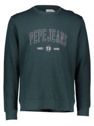 Pepe Jeans Bluza w kolorze ciemnozielonym rozmiar: XXL. Zielone bluzy bez kaptura męskie Pepe Jeans, xxl, z bawełny. Za 92.21 zł.