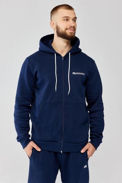 Męska bluza dresowa z kapturem Rough Radical Track Hoodie Zip. Czarne bluzy sportowe męskie ROUGH RADICAL, bez wzorów, z bawełny, biznesowe, bez kołnierzyka, bez ramiączek. Za 189.99 zł.