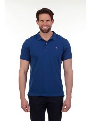 The Time of Bocha Koszulka polo w kolorze niebieskim rozmiar: XXL. Niebieskie koszulki polo męskie The Time of Bocha, xxl, bez wzorów, z bawełny, bez ramiączek. Za 104.99 zł.