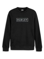 Hurley Bluza w kolorze czarnym rozmiar: L. Czarne bluzy bez kaptura męskie Hurley, l. Za 109.78 zł.