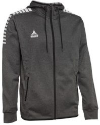 Bluza piłkarska męska rozpinana z kapturem Select Monaco ZIP Hoodie szara. Szare bluzy z kapturem męskie Select, m, z materiału. Za 190.50 zł.