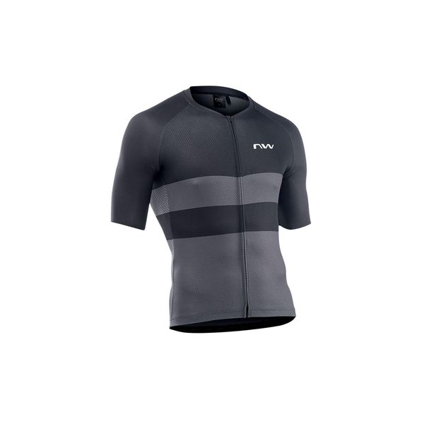 Koszulka rowerowa NORTHWAVE BLADE AIR Jersey czarno szara. Czarne t-shirty sportowe męskie Northwave, l, z jersey, bez ramiączek, rowerowe. Za 307.90 zł.