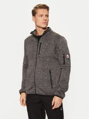 Aulp Bluza techniczna Navoy Szary Regular Fit. Szare bluzy bez kaptura męskie Aulp, bez wzorów, z syntetyku, sportowe, bez kołnierzyka, bez ramiączek. Za 159.99 zł.