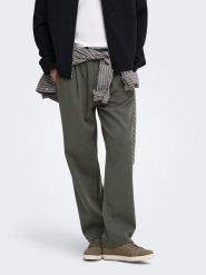 ONLY & SONS Spodnie dresowe w kolorze khaki rozmiar: S. Brązowe spodnie dresowe męskie Only & Sons, bez wzorów, z dresówki. Za 134.95 zł.