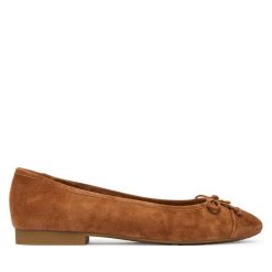 Baleriny MICHAEL Michael Kors. Brązowe baleriny damskie MICHAEL Michael Kors, bez wzorów, bez obcasa. Za 609.99 zł.