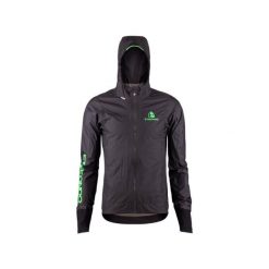 Płaszcz przeciwdeszczowy Etxeondo Mugi. Czarne płaszcze męskie ETXEONDO, bez wzorów, sportowe. Za 1,188.00 zł.