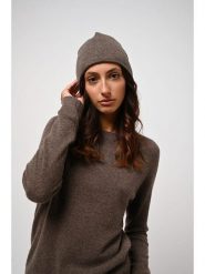 AUTHENTIC CASHMERE Kaszmirowy sweter "Ecrin" w kolorze brązowym rozmiar: L. Brązowe swetry klasyczne damskie AUTHENTIC CASHMERE, l, z kaszmiru, bez kołnierzyka. Za 327.87 zł.