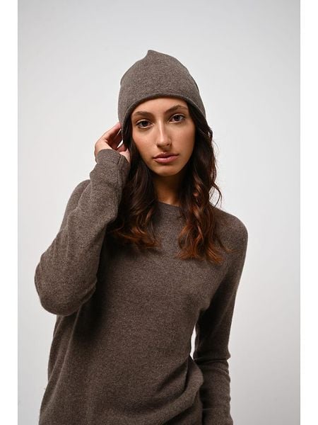AUTHENTIC CASHMERE Kaszmirowy sweter "Ecrin" w kolorze brązowym rozmiar: L. Brązowe swetry klasyczne damskie AUTHENTIC CASHMERE, l, z kaszmiru, bez kołnierzyka. Za 327.87 zł.