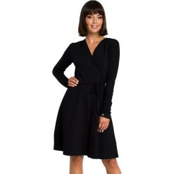 Sukienka w kolorze czarnym. Czarne sukienki damskie Be Wear, l, bez wzorów, z bawełny, bez kołnierzyka, bez ramiączek, maxi. Za 164.95 zł.