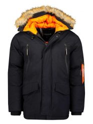 Geographical Norway Parka "Arnold" w kolorze granatowym rozmiar: M. Niebieskie parki męskie Geographical Norway, m, bez wzorów. Za 237.17 zł.
