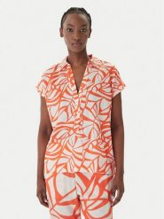 LOLA CASADEMUNT Koszula LS2615097 Pomarańczowy Regular Fit. Brązowe koszule damskie lola casademunt, xs, bez wzorów, z bawełny, bez kołnierzyka, bez ramiączek. Za 417.99 zł.
