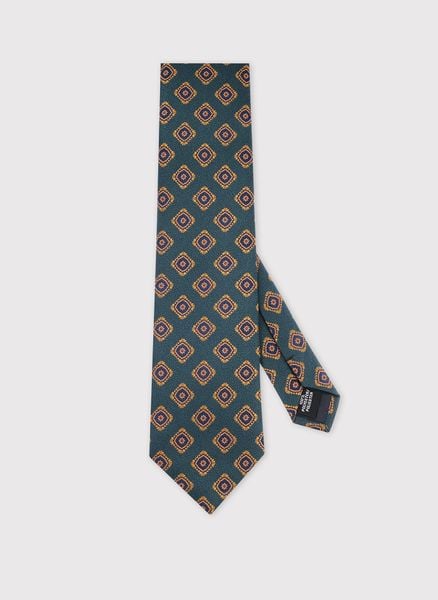 PAKO LORENTE – Zielony krawat męski. Zielone krawaty i muchy męskie Pako Lorente, bez wzorów, z poliesteru. Za 99.99 zł.