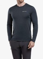 Bluza termoaktywna męska Montane Dart Long Sleeve T-Shirt. Czarne bielizna termoaktywna męska Montane, l, bez wzorów, z materiału. Za 214.10 zł.