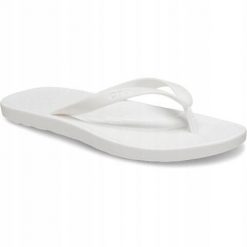 Japonki Dla Dorosłych Crocs Flip. Białe klapki i japonki męskie Crocs, z materiału. Za 119.99 zł.