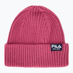 Czapka zimowa FILA Butte Fisherman Beanie With Flag Logo. Czerwone czapki zimowe damskie Fila. Za 77.99 zł.