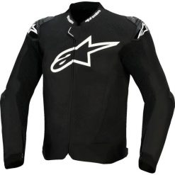 Kurtka motocyklowa Alpinestars T-GP Air. Czarne kurtki męskie ALPINESTARS, s, bez wzorów, z materiału, sportowe, bez kaptura. Za 1,467.50 zł.