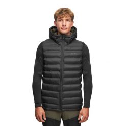 Kamizelka z kapturem męska Alpinus Artos. Czarne kamizelki męskie Alpinus, l, z puchu. Za 299.00 zł.