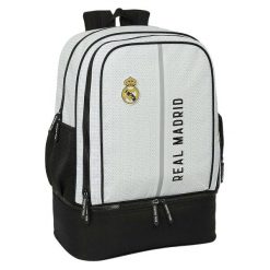 Plecak Treningowy. Białe plecaki damskie Real Madrid, bez wzorów, sportowe. Za 428.99 zł.