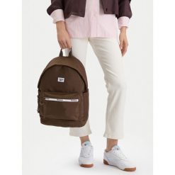 Plecak Reebok. Brązowe plecaki damskie Reebok, bez wzorów, sportowe. Za 99.99 zł.