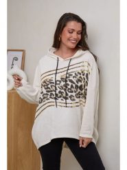 Curvy Lady Bluza w kolorze białym rozmiar: 40/42. Białe bluzy z kapturem damskie Curvy Lady. Za 127.35 zł.