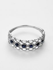 CARATELLI Złoty pierścionek "Pianosa" z szafirami rozmiar: 56. Niebieskie pierścionki damskie CARATELLI, z szafirem, złote. Za 956.99 zł.