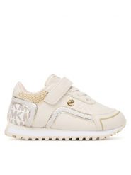 MICHAEL Michael Kors Sneakersy MK03003256 Écru. Buty sportowe dziewczęce MICHAEL Michael Kors, bez wzorów, ze skóry, bez zapięcia. Za 399.99 zł.