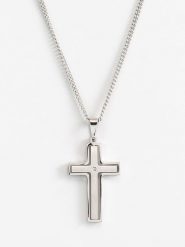 U.S. Polo Assn. Naszyjnik z zawieszką - dł. 50 cm rozmiar: onesize. Szare biżuteria dla mężczyzn U.S. Polo Assn., z kryształem, ze stali. Za 113.99 zł.