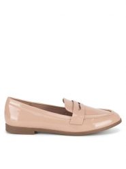 Clara Barson Mokasyny WS270205-14 Beżowy. Brązowe mokasyny damskie Clara Barson, z materiału. Za 119.99 zł.