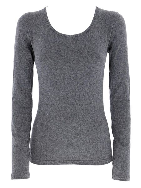 COTONELLA Koszulka w kolorze szarym rozmiar: L. Szare bluzki damskie Cotonella, l, bez wzorów, bez kołnierzyka. Za 43.57 zł.