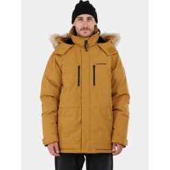 Płaszcz Zimowy Męski Fundango Spirit. Żółte kurtki męskie Fundango, na zimę, m, bez wzorów, z puchu, klasyczne. W wyprzedaży za 399.00 zł.