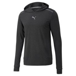 Puma Bluza Run Wool Midlayer 52086201. Czarne bluzy bez kaptura męskie Puma, bez wzorów, sportowe, bez kołnierzyka, bez ramiączek. Za 171.99 zł.