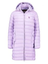 Geographical Norway Płaszcz pikowany "Atikotal" w kolorze fioletowym rozmiar: L. Różowe płaszcze damskie Geographical Norway, l, bez wzorów. Za 179.22 zł.