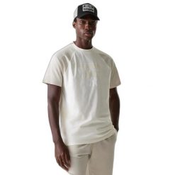T-shirt oversize New York Yankees Raglan. Białe t-shirty męskie New Era, m, bez wzorów, z bawełny, bez kołnierzyka. Za 137.95 zł.