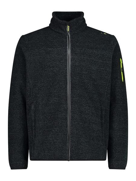 CMP Kurtka polarowa w kolorze czarnym rozmiar: 60. Czarne kurtki męskie CMP, bez wzorów, z materiału, bez kaptura. Za 117.45 zł.